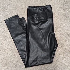 Bagatelle Black Faux Leather Pants